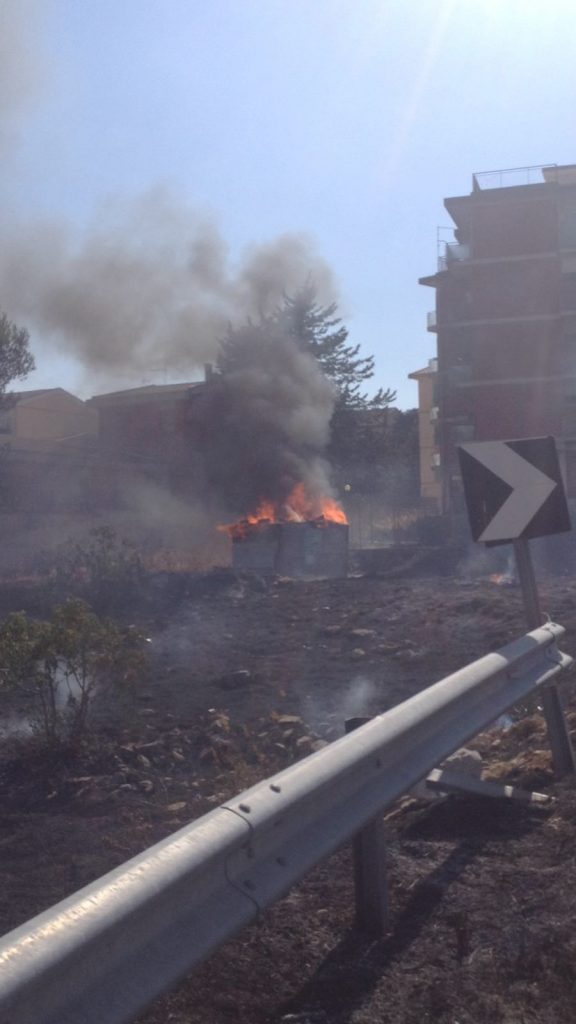 Incendi a Minervino Murge e ad Accadia