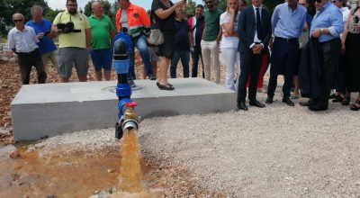 Inaugurato pozzo di Lamie di Olimpia