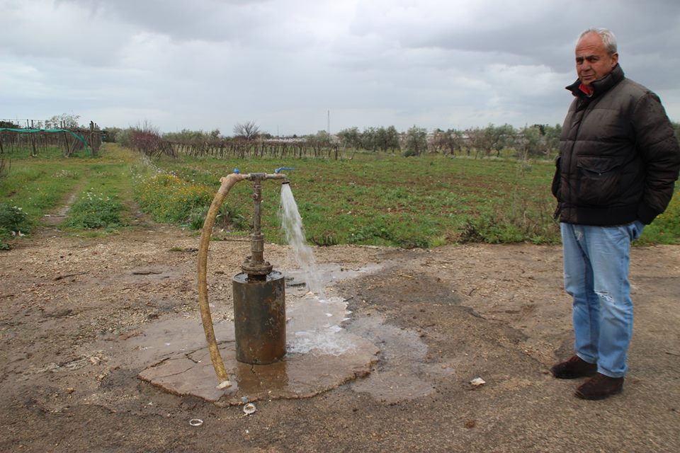 Lavori di pulizia e ripristino sui pozzi di Adelfia